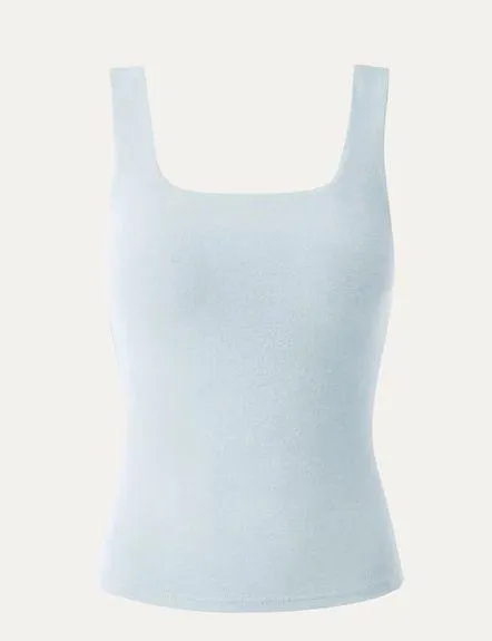 Tuckable Soft Brushed Brami Tank Top OGL Move Blue Size XS - Image 2