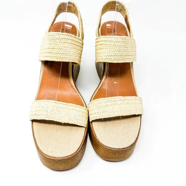 NEW Lucky Brand Delukah Ankle Strap Wedge Slingback Sandals, Size 9.5, MSRP $99 - Image 6