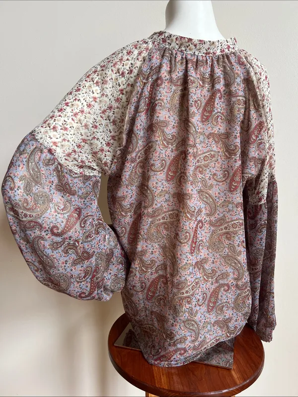 gimmicks by BKE Pink Floral Ruffle Top - Image 3