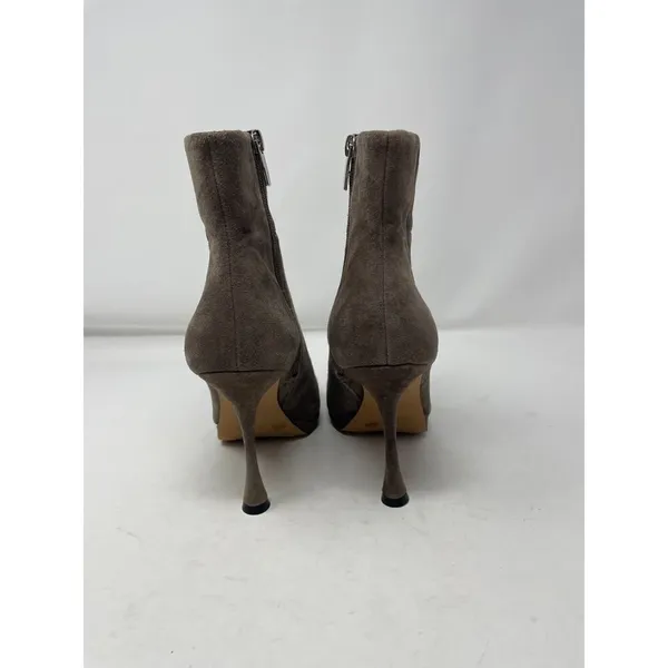 Vince Camuto Pitonnda Dress Boots 7.5 Womens Leather Suede Pointed Toe Sable Chi - Image 12