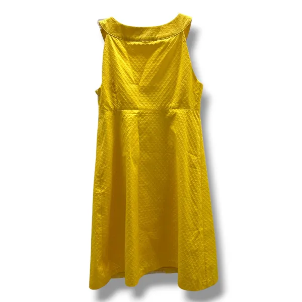 Lilly Pulitzer Jacqueline Shift Dress Sunglow‎ Yellow Lace Trim Honeycomb 00 - Image 8
