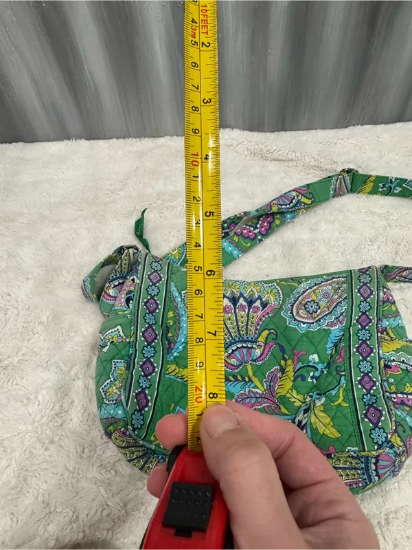 Vera Bradely Emerald Pasiley Bag - Image 10