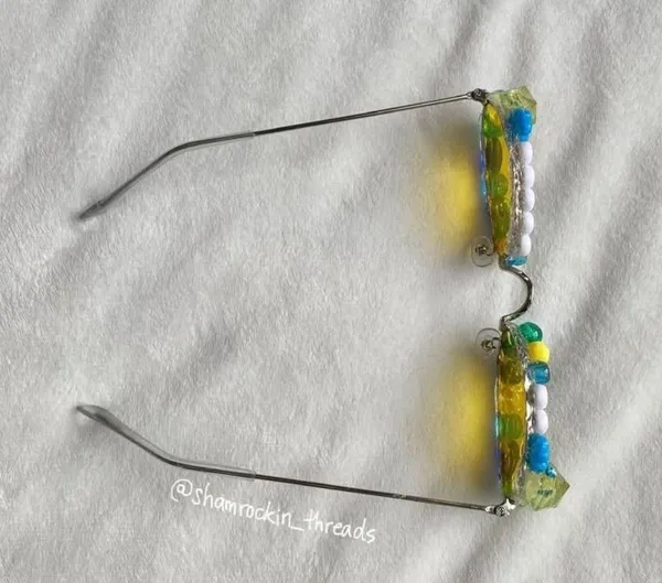 Notre Dame beaded sunglasses Gameday accessory - Image 10