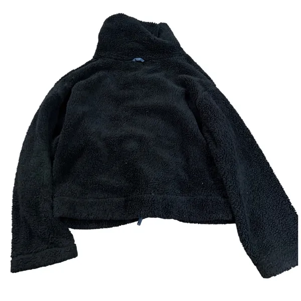 FP‎ Movement Free People Hit The Slopes Fleece Jacket Black Mock Neck Small - Image 2