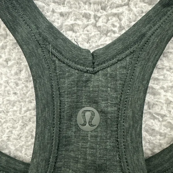 Lululemon Ebb To Street Tank Top Legacy Green Athletic Athleisure Women's 6 - Image 3