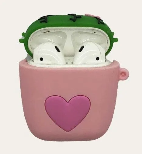 Cute Cactus Apple AirPods Case - Image 2