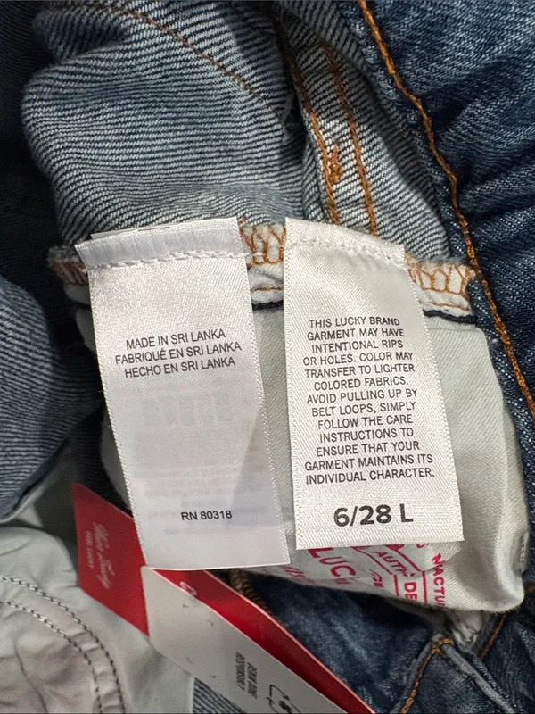 Lucky Brand Baggy Mid Rise Curvy Wide Leg 28L NEW - Image 12