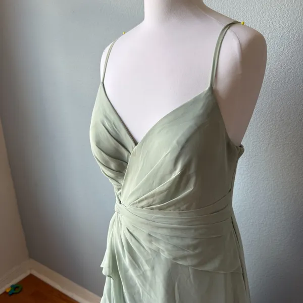 Azazie Akita A-Line Chiffon Dress Size 10 - Image 5