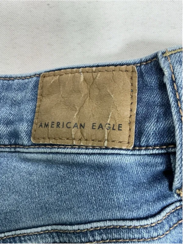 Womans American Eagle Next Level Stretch Blue Jeans Size 4 - Image 7