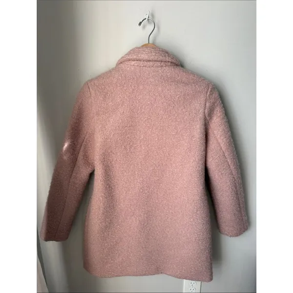 Old Navy Blush Pink Bouclé Teddy Winter Coat XS - Image 2