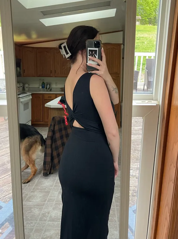 Anistar TJ Maxx Black Bodycon Dress - Image 2