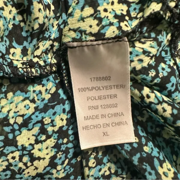 Steve Madden Teal Floral Maxi Dress - Image 6