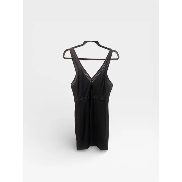 Free People Black Lace Cocktail Mini Dress Romantic Gothic Lolita Coquette M - Image 2