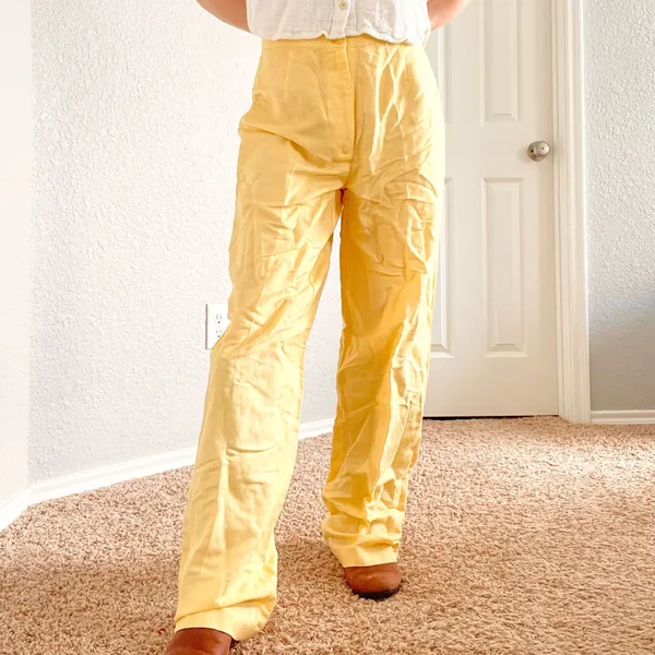 Vintage Yellow Trousers - Image 6