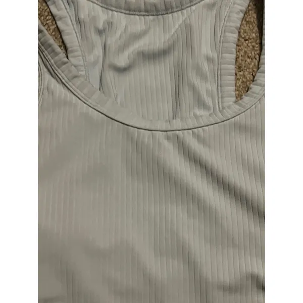 All in Motion Ribbed Racerback Sports Bra Light Blue‎ Athletic Yoga Workout XS - Image 2