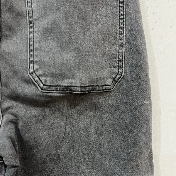 American Eagle Women’s Gray Next Level Stretch Cargo Pants 6 Short Utility - Image 7