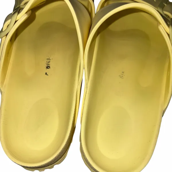 Birkenstock Popcorn Yellow EVA Arizona Plastic Sandals 41 - Image 3