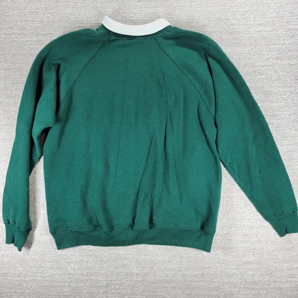 VTG Hanes Washington Evergreen State USA Collar Sweatshirt XL Green Marilyn ‘92 - Image 11