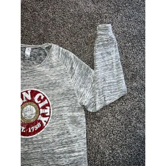 Earth Star "Iron City" Gray‎ Sweatshirt size XL - Image 5
