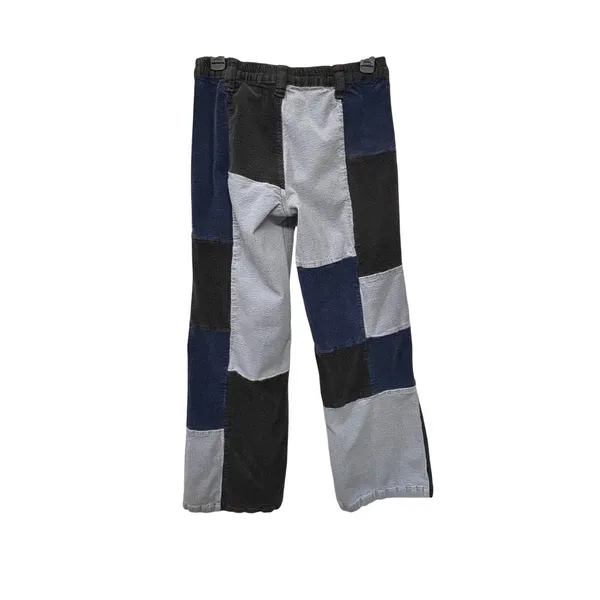 PacSun Patchwork Corduroy Pants Y2K Indie Funky Colorblock Straight W29 (8) - Image 2