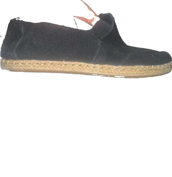 Black Womens Toms Classic Slip On Shoes Size 8W - Image 4