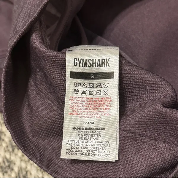 Gymshark Adapt Animal Seamless Sports Bra Size Small Purple - Image 5