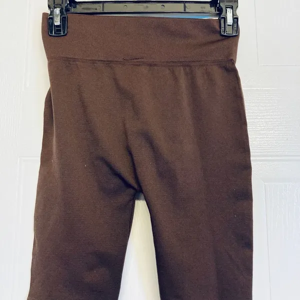 Yelete Biker Shorts Womens One Size Brown‎ Seamless Activewear - Image 4