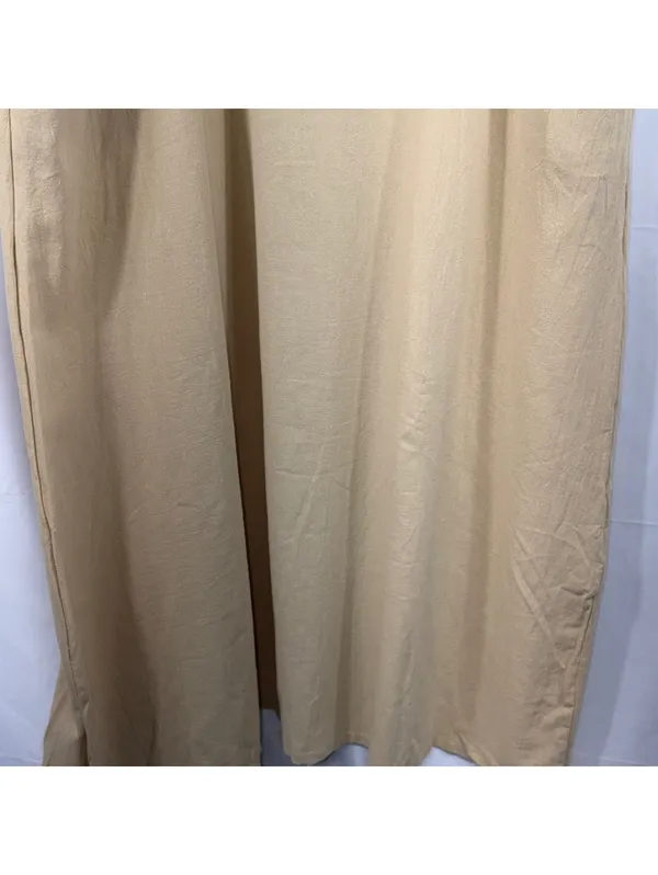 Women’s Beige Button Front Maxi Dress Size 2XL - Image 6