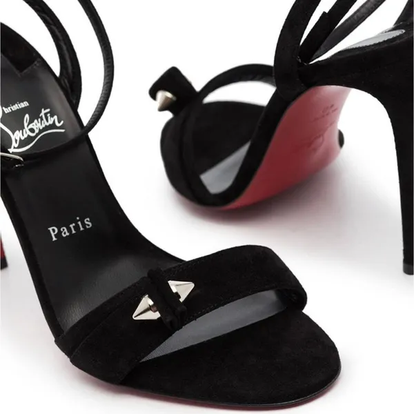 CHRISTIAN LOUBOUTIN Umberta 100 stud embellished heels sandals - Image 2