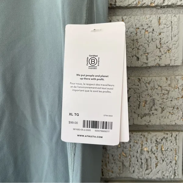 NWT Athleta Elation Flare Pant Size XL Blue Green - Image 5