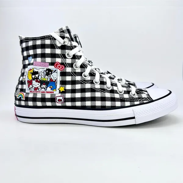 Converse x Hello Kitty Friends Chuck Taylor Star M8 W10 Picnic High Top A17697C - Image 3