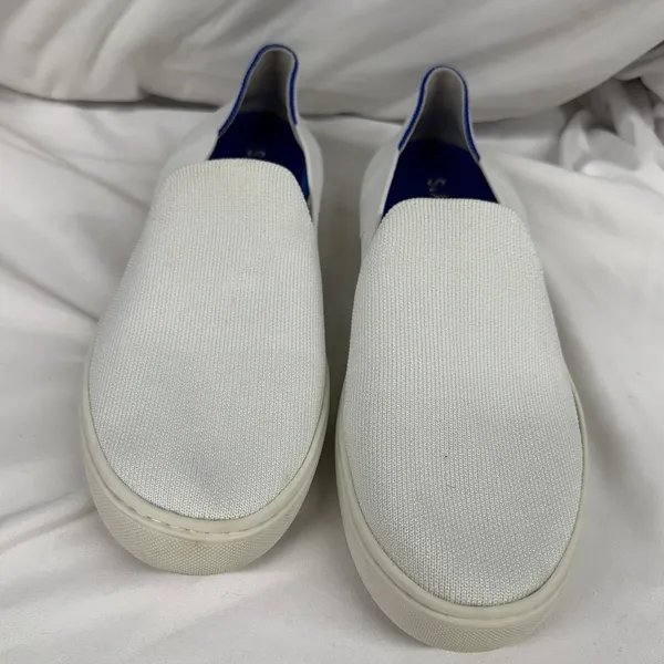Rothy's $99 Women's The Original‎ Slip On Sneaker in Bright White Sz 9.5 - Image 7
