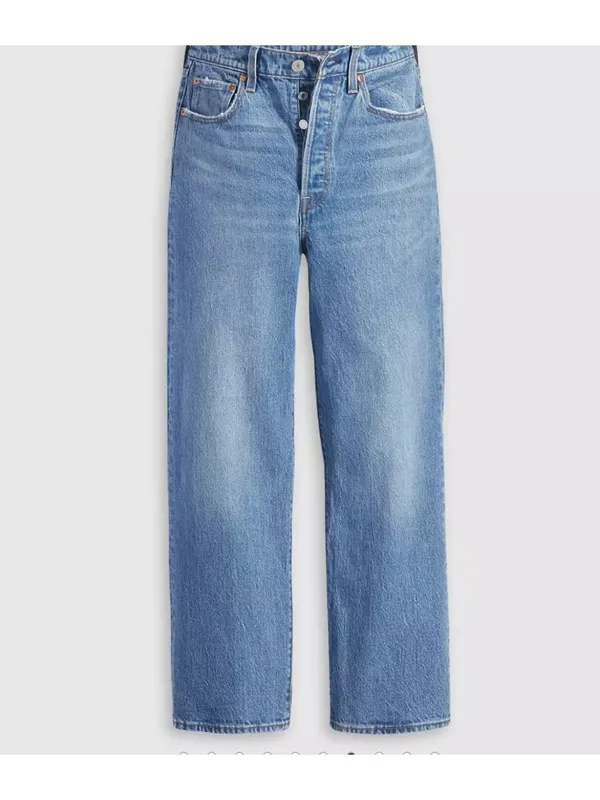 New Levi's 32x27 Premium Ribcage Straight Ankle Women's Jeans Dance Around - Image 4