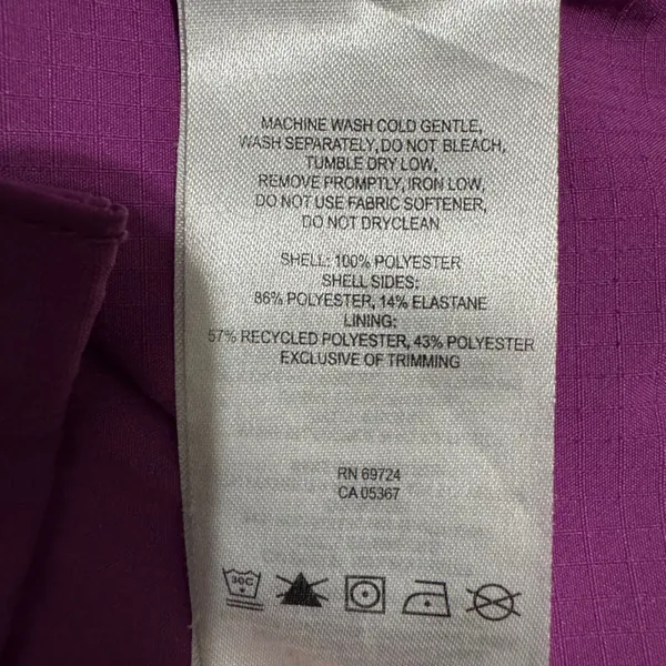 Columbia Women Purple Utility Short Sleeve Button Up Outdoor Shirt Size M‎ - Image 9