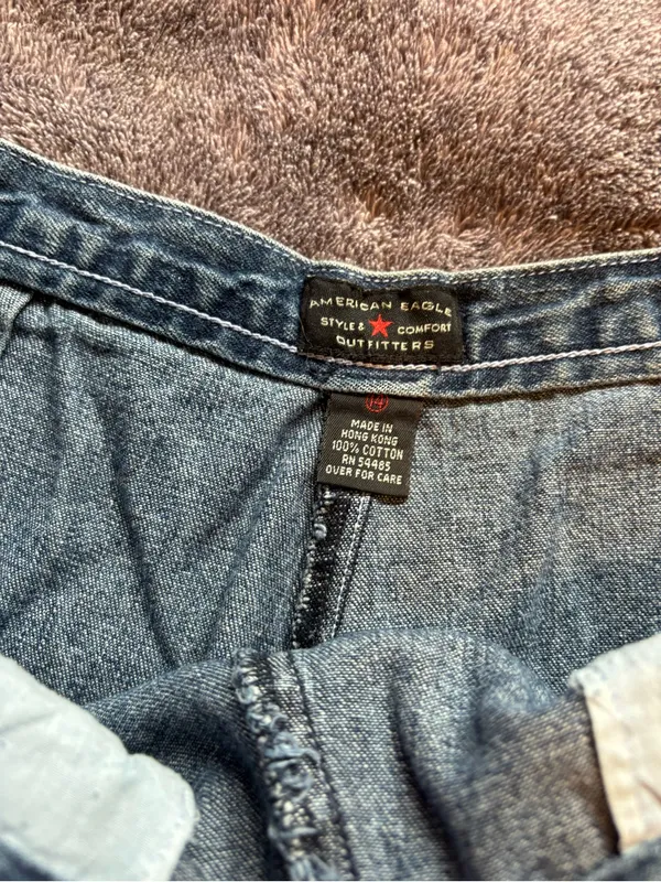 Vintage American Eagle Denim Shorts - Image 2