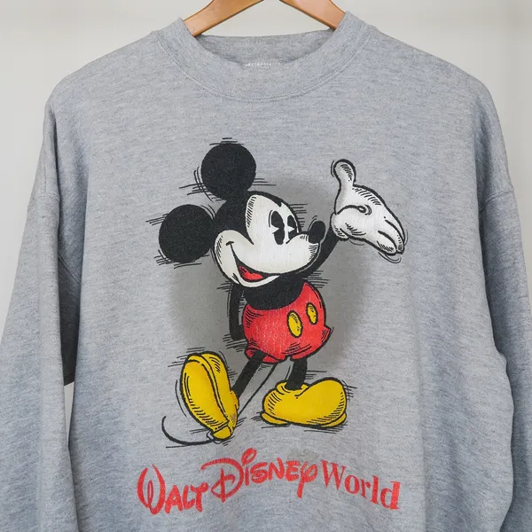 Vintage 90s Walt Disney World Mickey Mouse Sweatshirt - Image 3