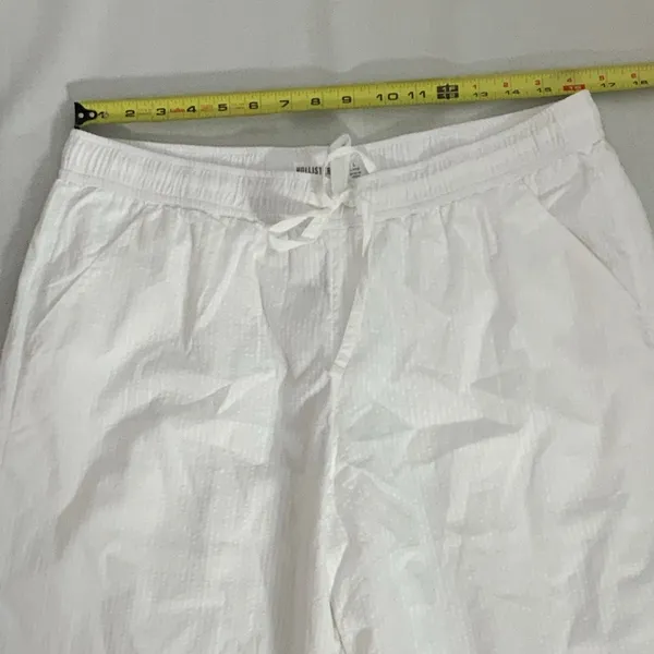 Hollister‎ Seersucker Baggy Pull on Pants NWT size Large Long - Image 5