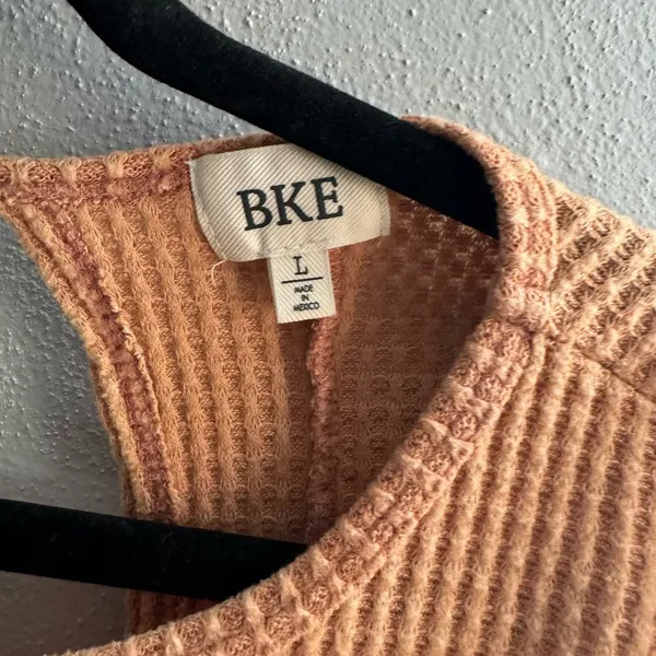 BKE Orange Textured Women's Top - Image 3