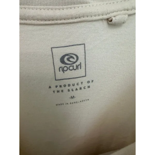 Rip Curl Sunset Golden Hour Palm Tree Scoop Neck Baby Tee Cropped T-Shirt M - Image 5