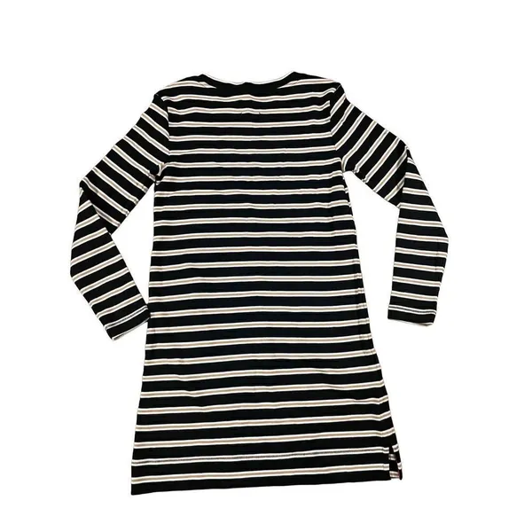 Lou & Grey black white tan striped dress‎ size XS - Image 2