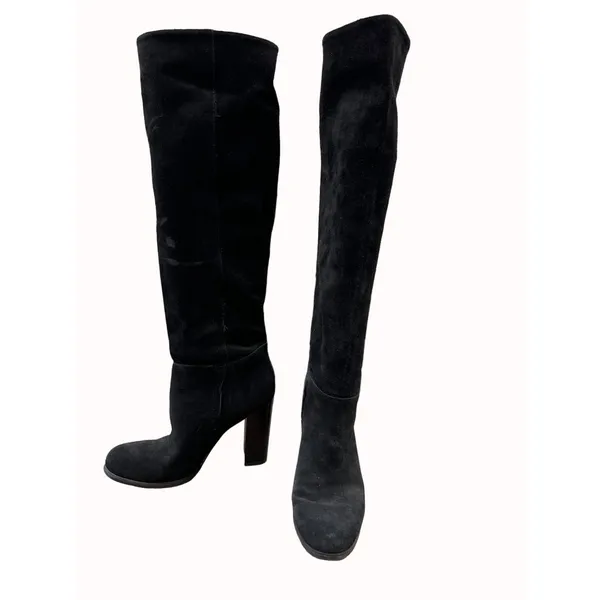 Sam Edelman women’s black leather OTK boots size 7.5m SKU 6277 - Image 3