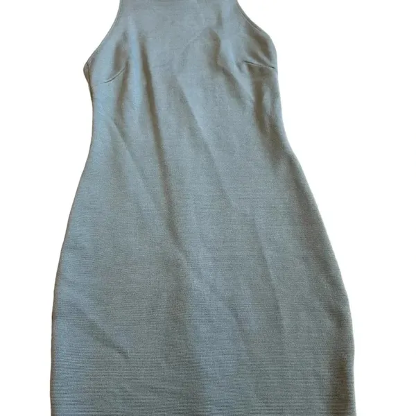 Lulus Blue Spaghetti Strap Bodycon Dress Stretch Low Back Size Medium Women's - Image 4