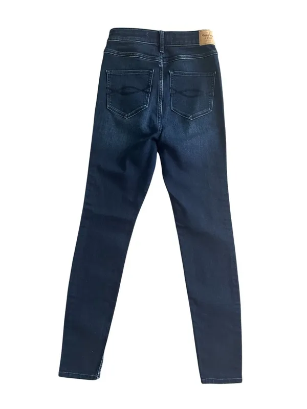 ABERCROMBIE & FITCH Ultra High Rise Pinstripe Skinny Jeans Size 27 / US 4 - Image 8
