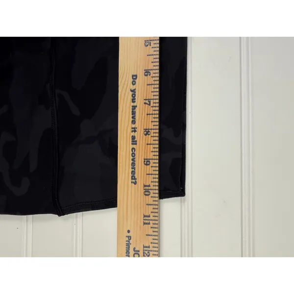 Lululemon Womens Black Camo High Rise Yoga Pants Athletic Stretch - Image 4