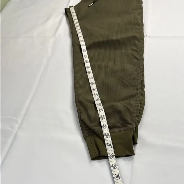 ZYIA Green Elastic Waist Joggers with Cuffed Ankles - Image 4