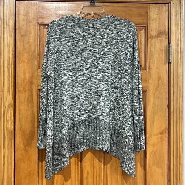 Anthropologie Potter's Pot Gray Button Front Cardigan - Image 5
