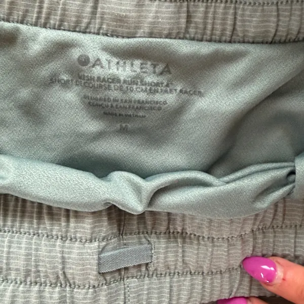 Athleta Mesh Racer Run Shorts 4” - Image 5