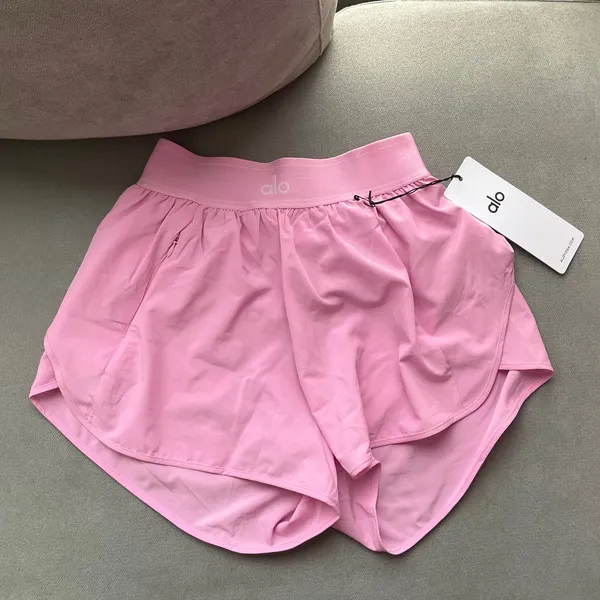 Alo Yoga Match Point Short Candy Heart Pink XXS - Image 2