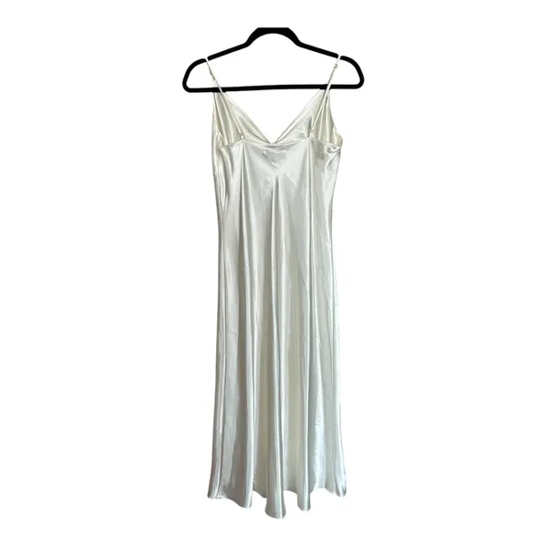 Jones New York Vintage Satin Ivory 2pc Slip Dress Set Size Medium NWT Bridal Boudoir - Image 6