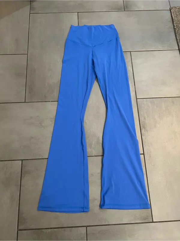 Aerie Offline Real Me Xtra High Waisted Flare Leggings in Blue - Image 2